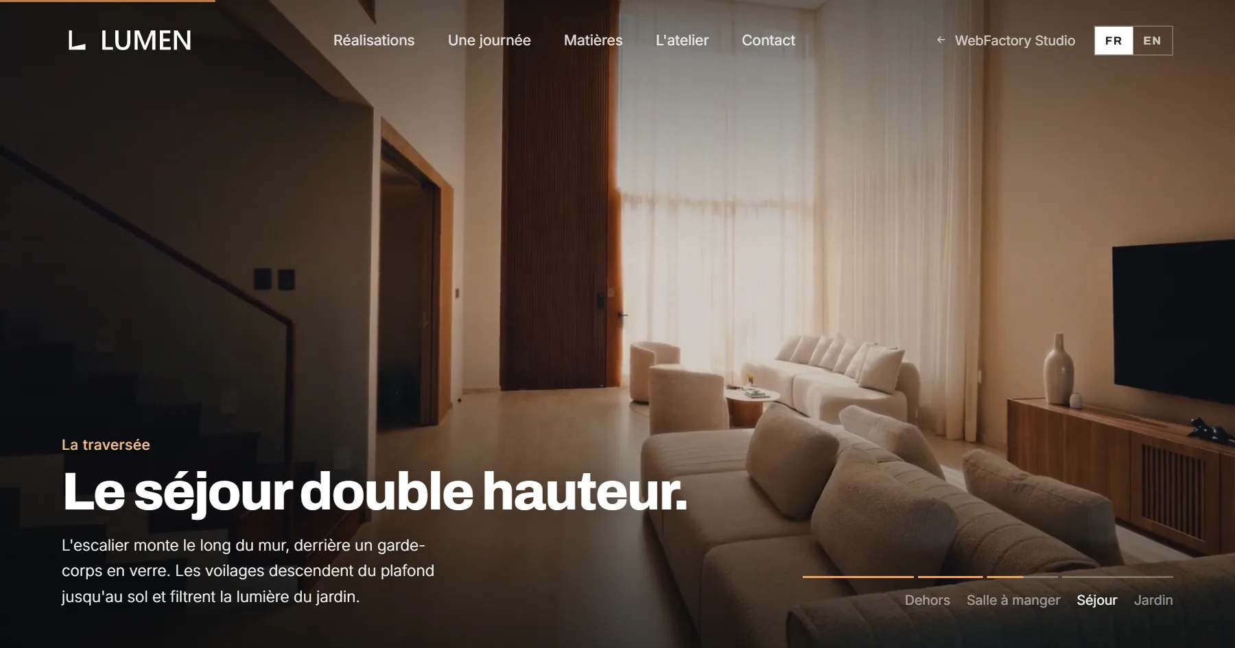 Démo Lumen, la traversée